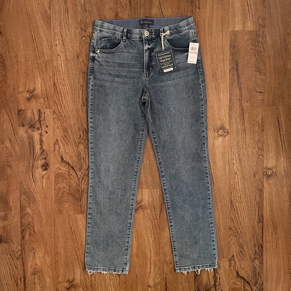 Democracy Women's Straight Leg Jeans - Gray
